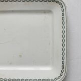 Flat rectangle in iron earth model "Nobilis" U&C Sarreguemines