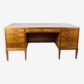 Freestanding Diplomat Desk made In Mahogany By Frits Heningsen From 1930s