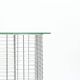 Wire glass and metal desk, terence conran, 1980s
