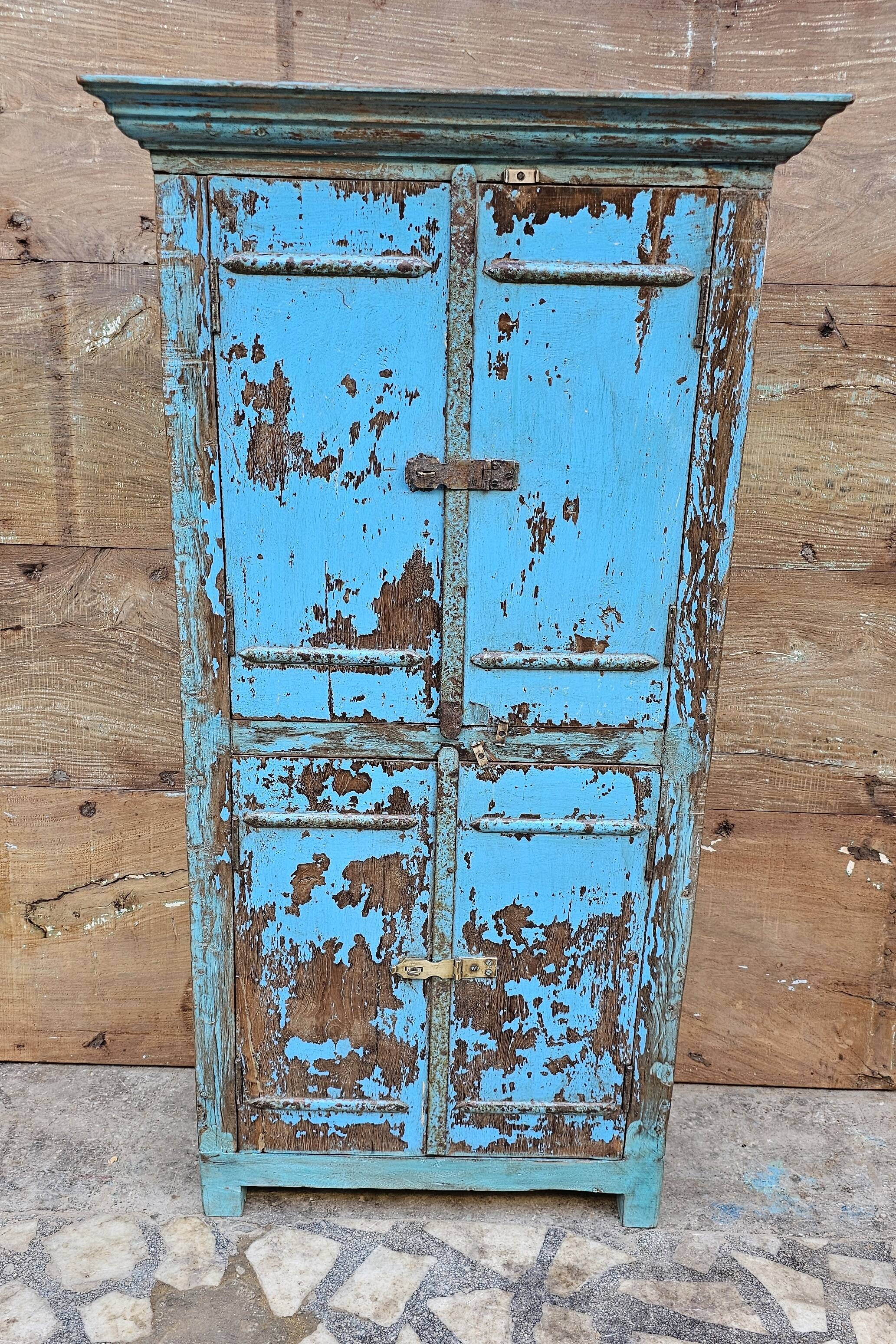 Antique tribal teak sideboard from Burma.