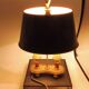 Lampe bouillotte en tole et bronze