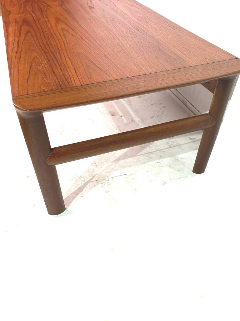 Vintage teak coffee table made in the 1960s