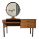 Coiffeuse scandinave vintage en teck, années 60