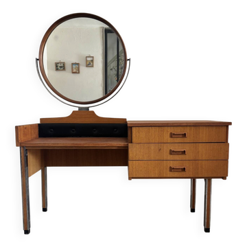 Vintage Scandinavian teak hairdresser, 1960s