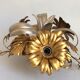 Gold metal wall lamp