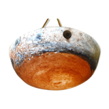 Suspension orange speckled glass paste