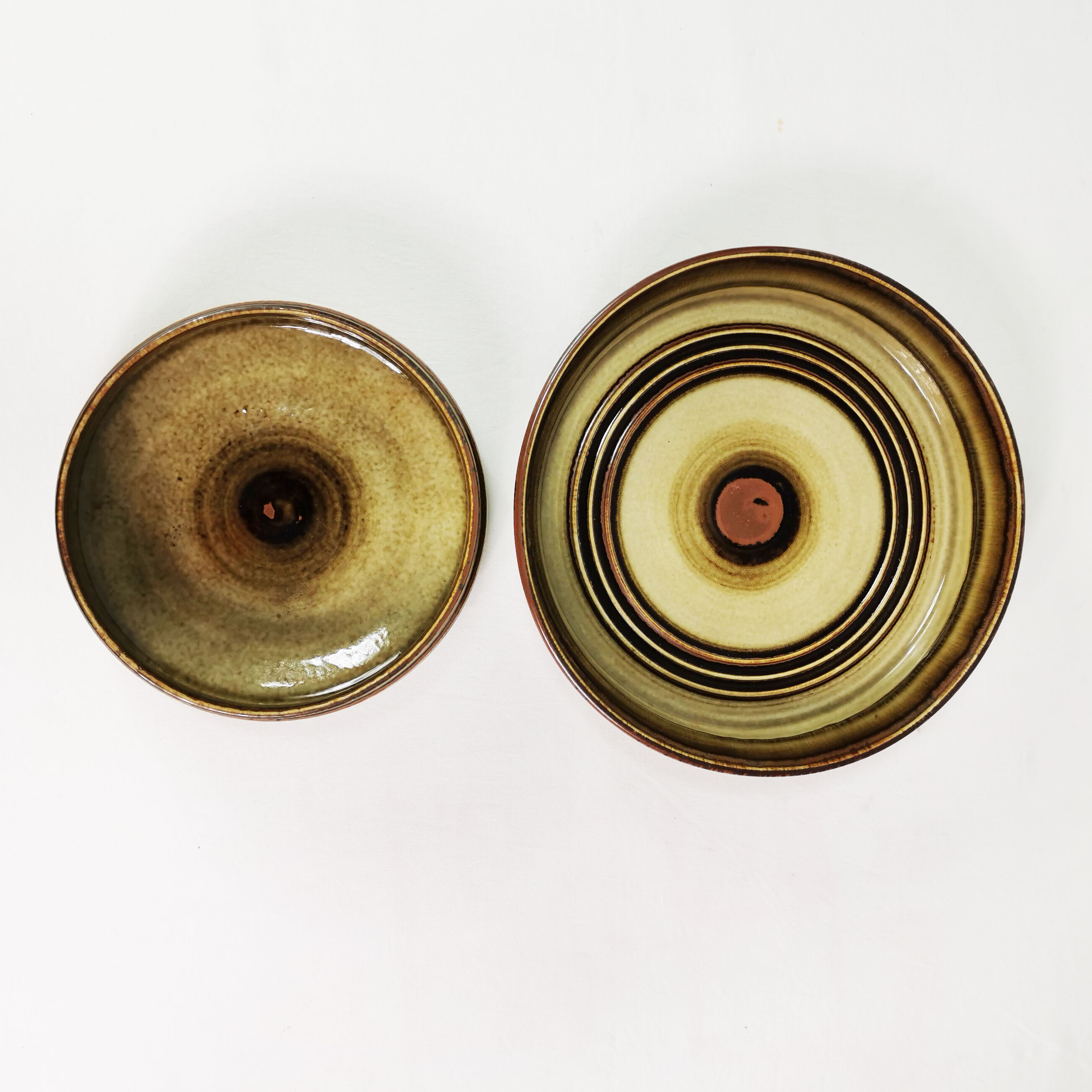 Ceramic bowls, Rostrand, Sweden, 1960s