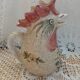 Jug / antique hand-painted rooster