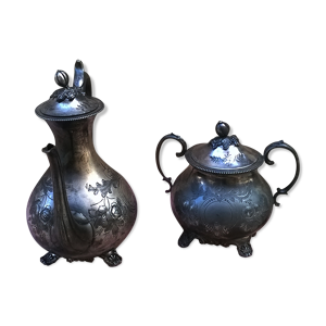 Théière et sucrier
