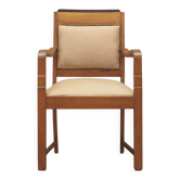 Oak armchair, Art Déco, 1950s, production: Denmark