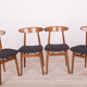 Dining Chairs by Rajmund Teofil Hałas, 1960s, Set of 4