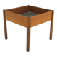 Scandinavian teak and metal planter, Sweden, 1960