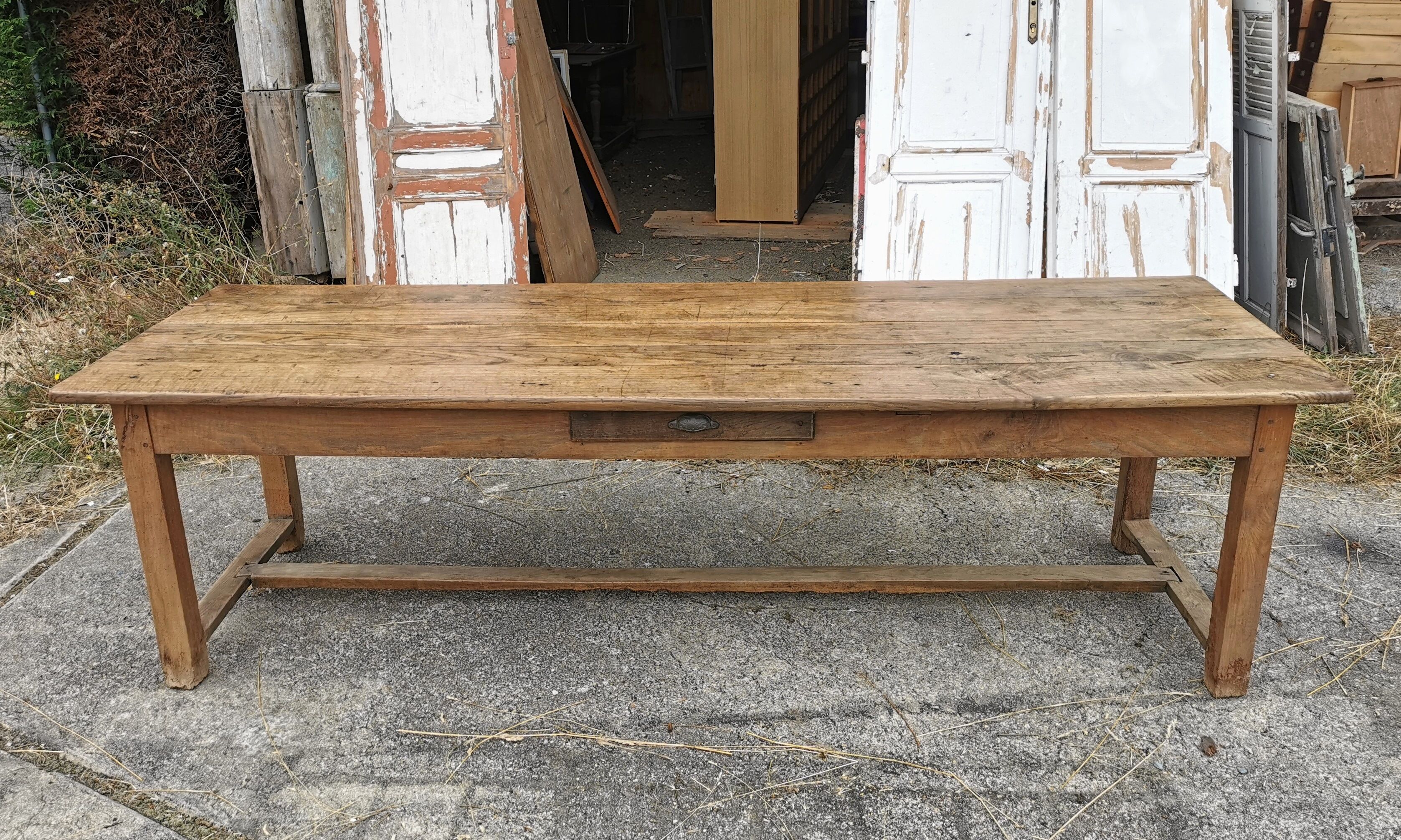 Table de ferme en chêne 260cm