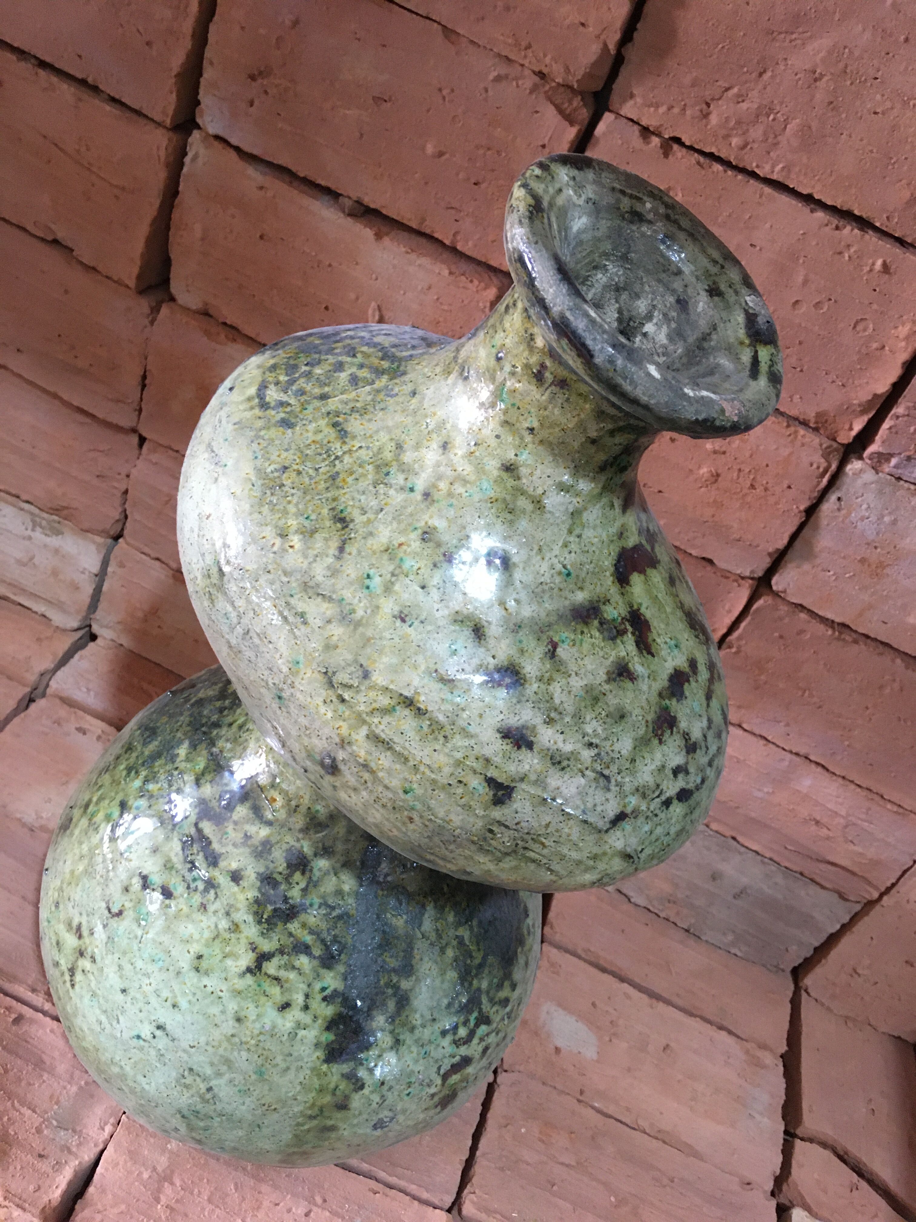 Authentic Tamegroute Pottery Vase