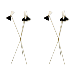 Paire de lampadaires dans le style