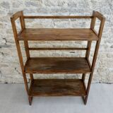 Wooden bookseller's shelf, folding