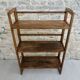 Etagère de bouquiniste en bois, pliante
