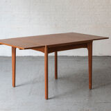 Extendable square dining table by Vejle Stole Møbelfabrik, Denmark 1960’s