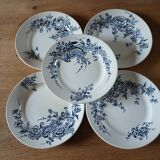5 flat plates Terre de fer HB & Cie