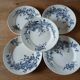 5 assiettes plates Terre de fer HB & Cie