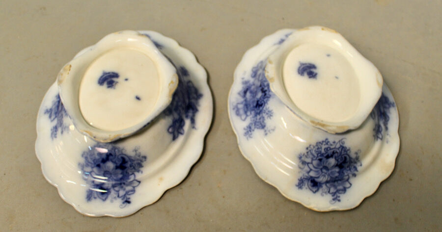 Pair Of Vegetable Growers Alfred Meakin England Royal Semi Porcelain
