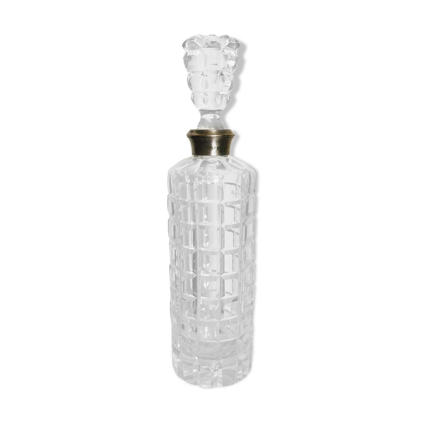 Cut crystal bottle