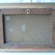 Tableau huile sur toile ancienne signée "paysage campagnard"