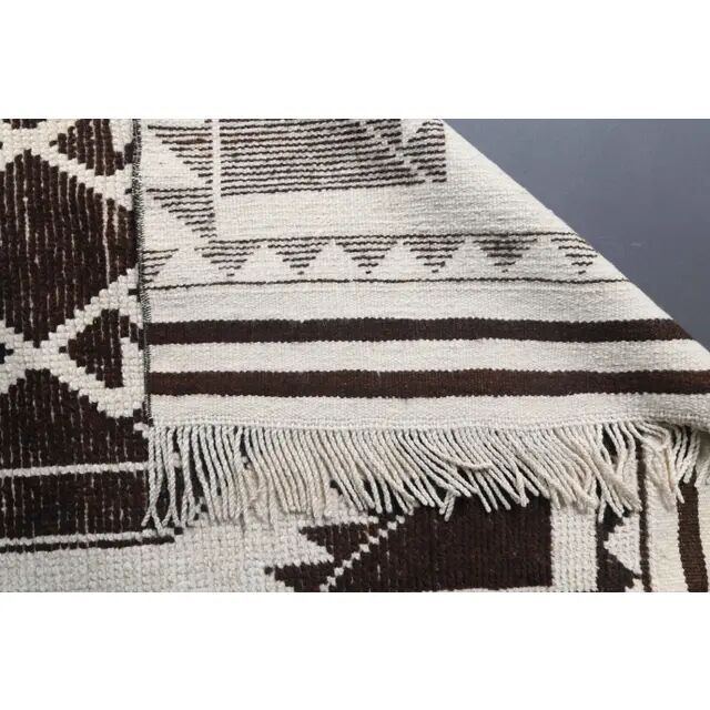 1970s Natural Turkish Hand-Knotted Runner 96x358