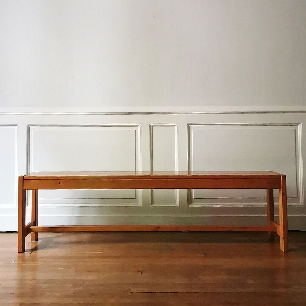 Banc en pin massif