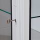 Restored Vintage Iron And Glass Medical Cabinet, 1970s