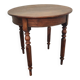 Antique round table 1920 elm