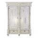Solid pine 2-door armoire, ca. 1920s