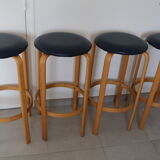4 Danish stools Georg Petersens Mobelfabrik 840mm