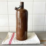 Bouillotte en grès brun