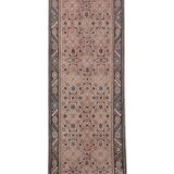 Vintage Turkish Oushak Handwoven Rug 97x417 cm