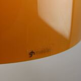 Space Age Brown Pendant Lamp from Guzzini, 1960s