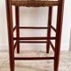 TABOURET Paille VINTAGE
