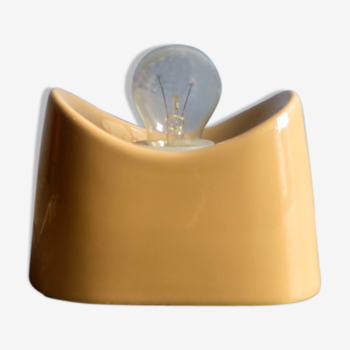 Lampe murale en céramique années 1970