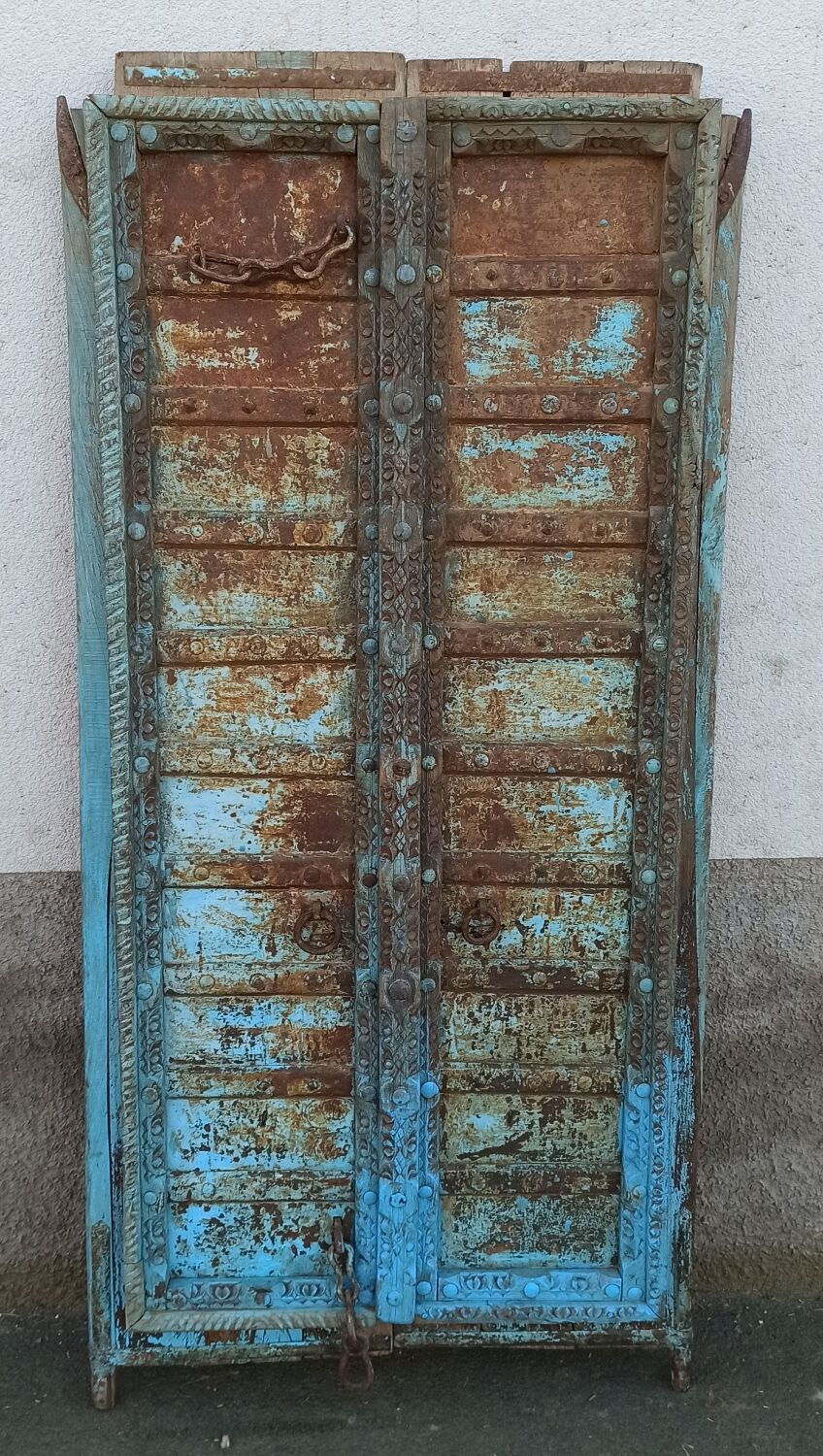 Old wooden door