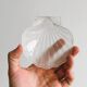 Shell-shaped jewelry holder or butter dish