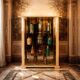 Parchment cabinet by Aldo Tura for Tura Milano