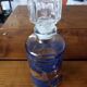 Molded glass  decor leaf with vintage cap