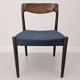 3x Vintage Danish Dyrlund chairs rosewood reupholstered / Scandinavian