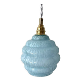 Electrified Art Deco walking lamp with new