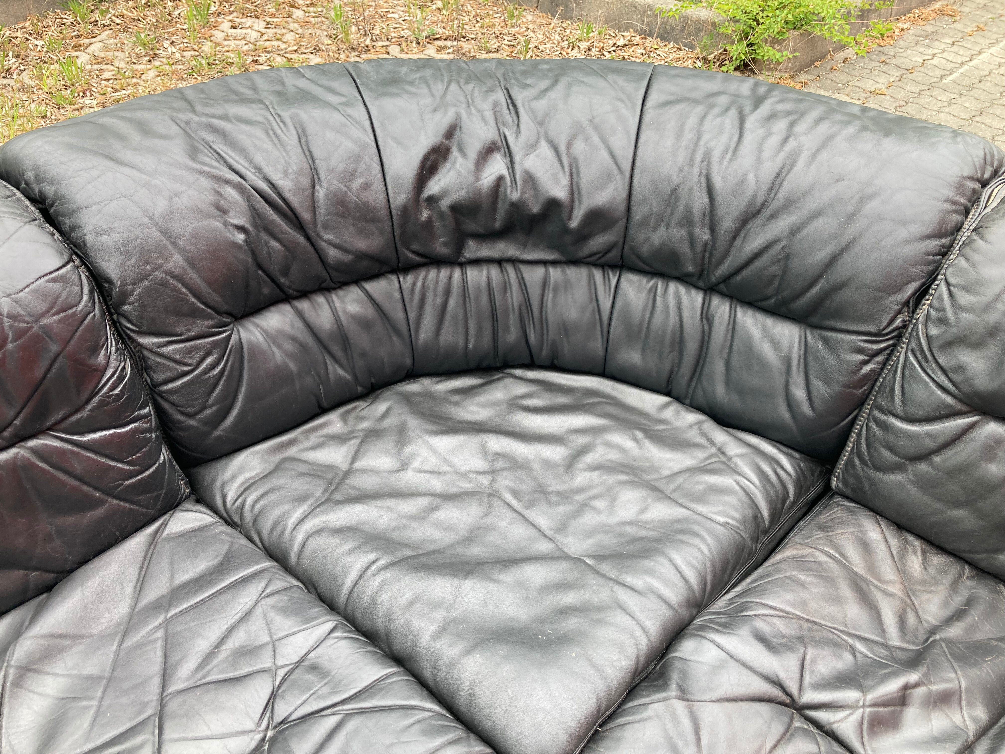 Dreipunkt International Modular Leather Sofa