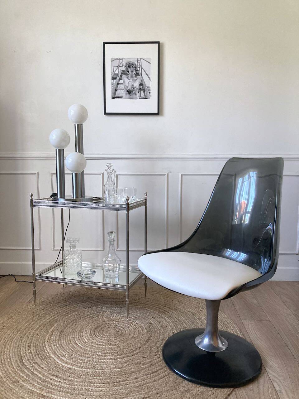 Chromcraft tulip chair