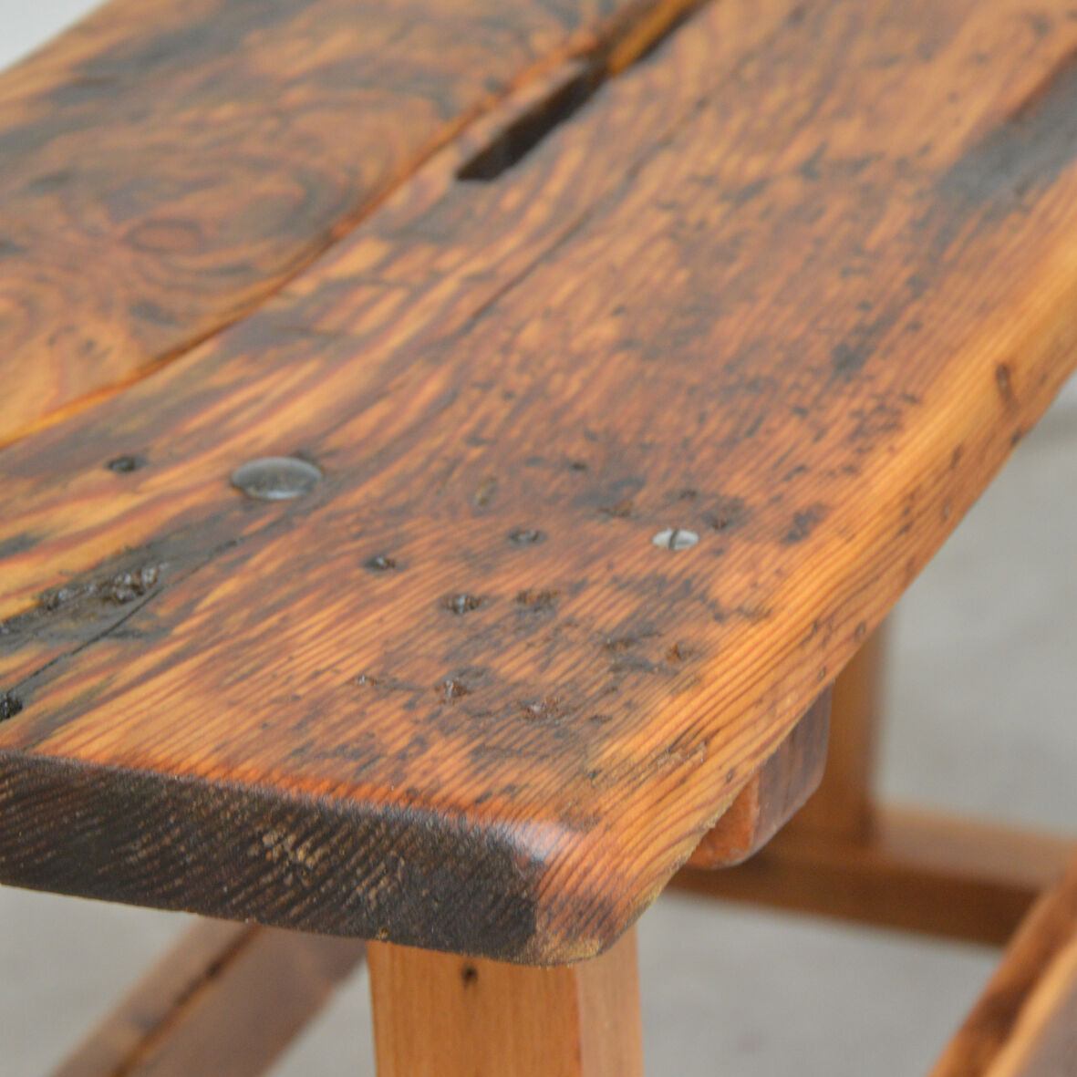 Console rustic solid wood