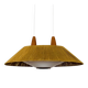 Raffia Bast and Teak Pendant Lamp from Temde