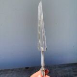 Silver metal art deco pie server