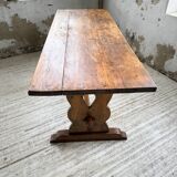 Monastery-style farmhouse table, pine, 210cm